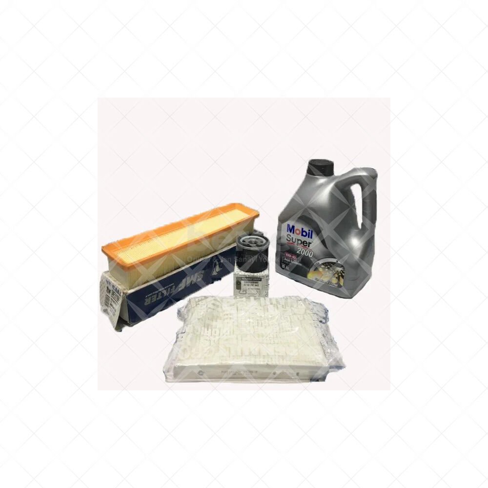 Mobil Yağ Bakım Seti Clio 1.2