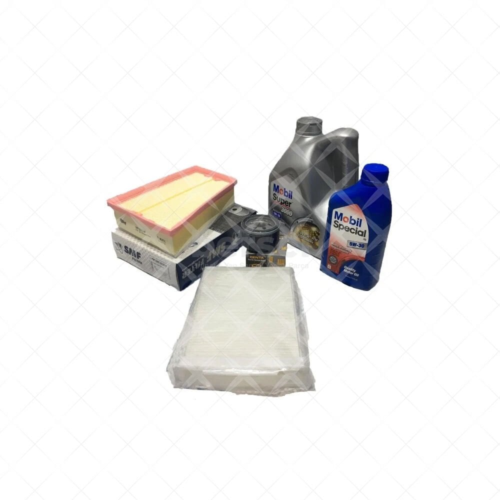 Mobil Yağ Bakım Seti Megane 2 (1.4-1.5-1.6)Fluence 1.5 1.6 Kango 10-