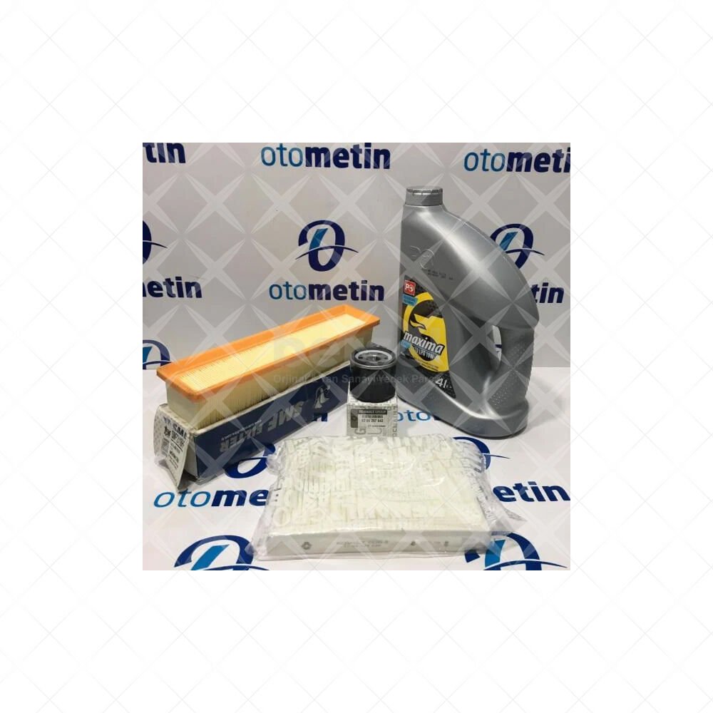 Petrol Ofisi Yağ Bakım Seti Megane 2 (1.4-1.5-1.6)Fluence 1.5 1.6 Kango 10-