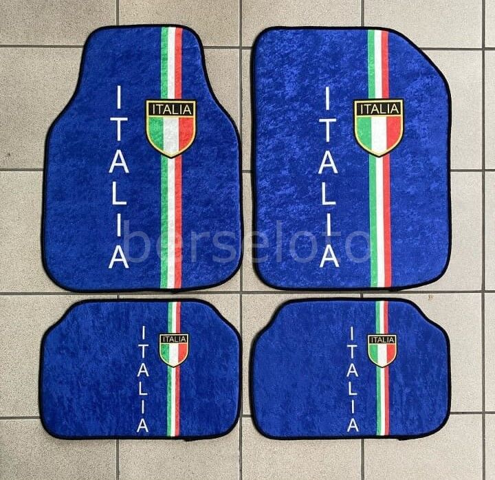 İtalya Temalı Dekoratif Araç İçi Paspas Takımı