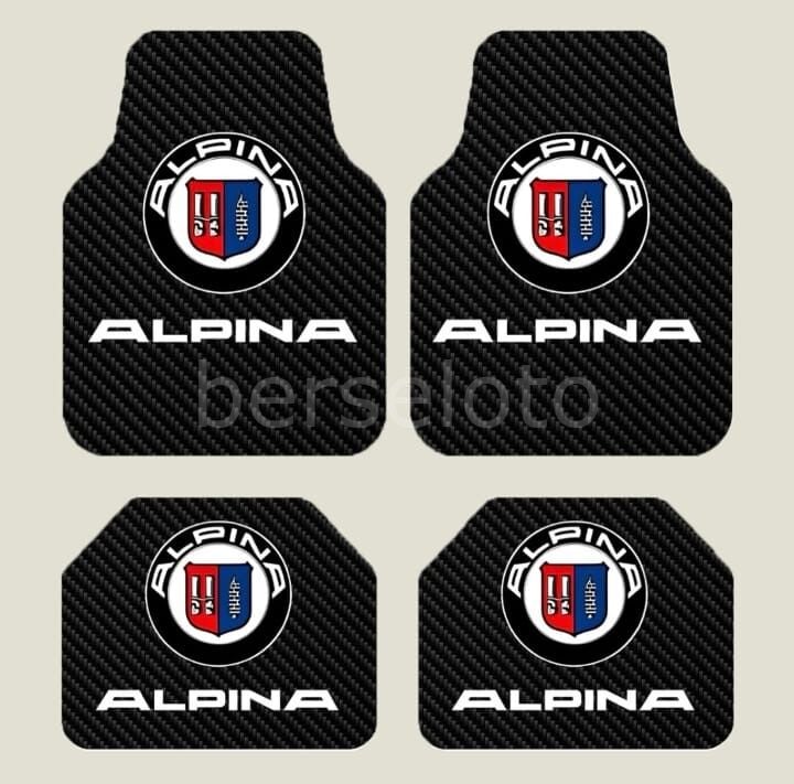 Alpina Logolu Lüks Araç İçi Dekoratif Paspas Takımı