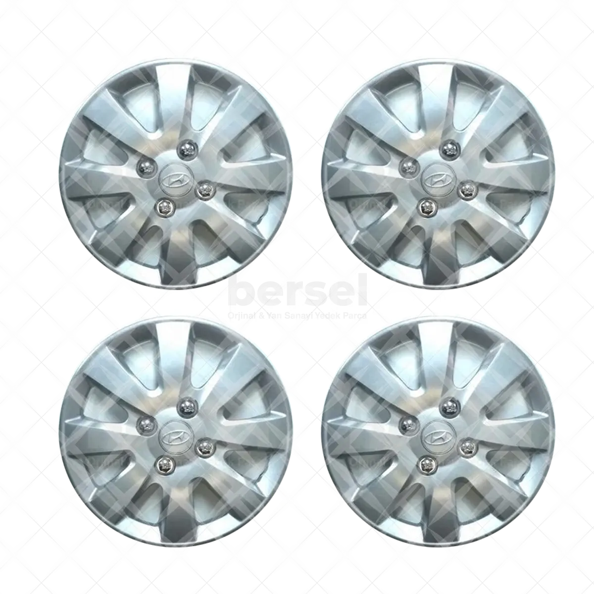 Hyundai Accent Blue Jant Kapağı 4'lü Plastik Takım